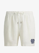 Bermuda x Wimbledon de linho com bordado