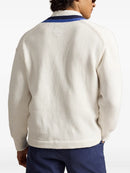 Cardigan x Wimbledon 2026 listrado com patch