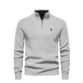 Promoção Suéter Polo Ziper Confort