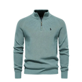 Promoção Suéter Polo Ziper Confort