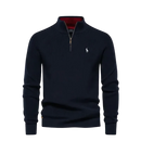 Promoção Suéter Polo Ziper Confort