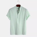 Camisa listrada mandarim