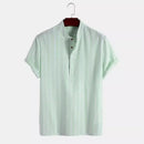Camisa listrada mandarim