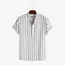 Camisa listrada mandarim