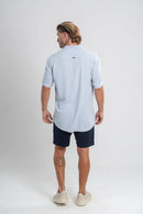Short Urban Sarja Com Elastano Azul Escuro