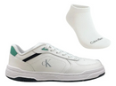 Kit Tênis Casual Court Ck E Meia